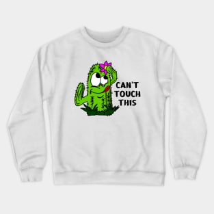 Funny Cartoon Cactus Crewneck Sweatshirt